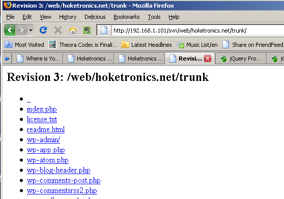 Subersion Repository Snapshot Nothing Like A Fresh Subversion Import